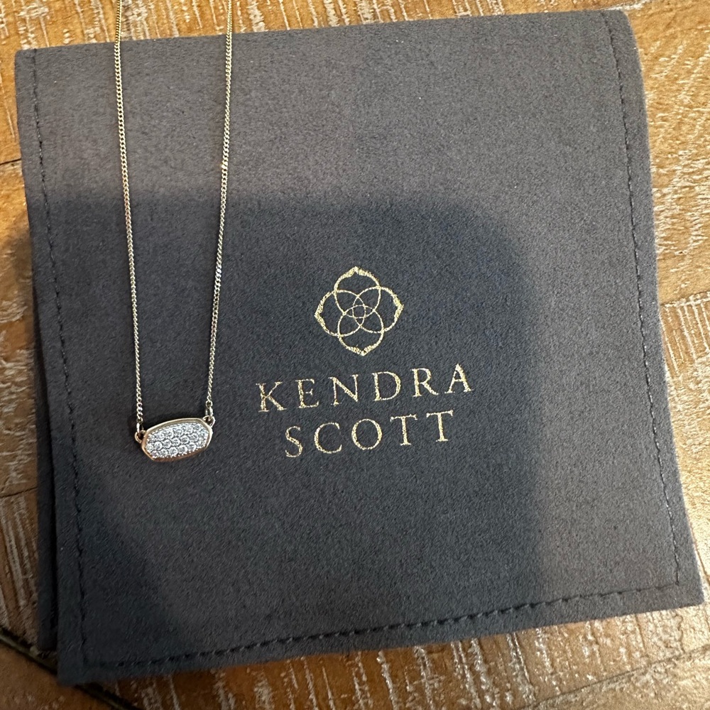 Kendra Scott 14k Solid Yellow Gold with Diamonds Lisa Pendant